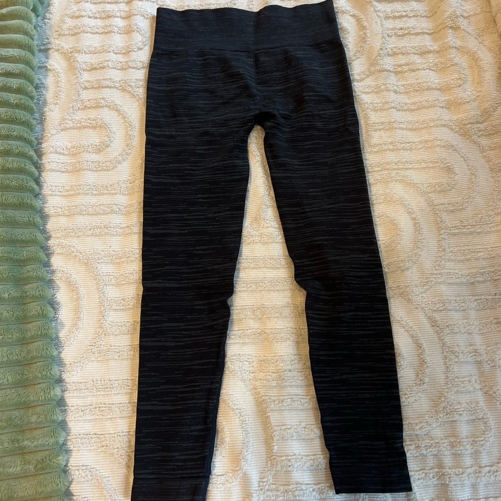Gymshark Adapt Marl Seamless Leggings - Black/Smokey Grey - Picture 4 of 4